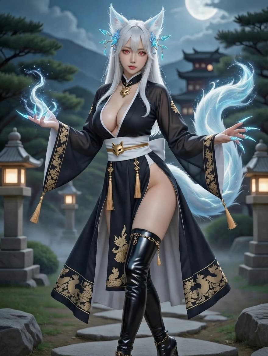 Sun-Mi Park: Gumiho Form Print